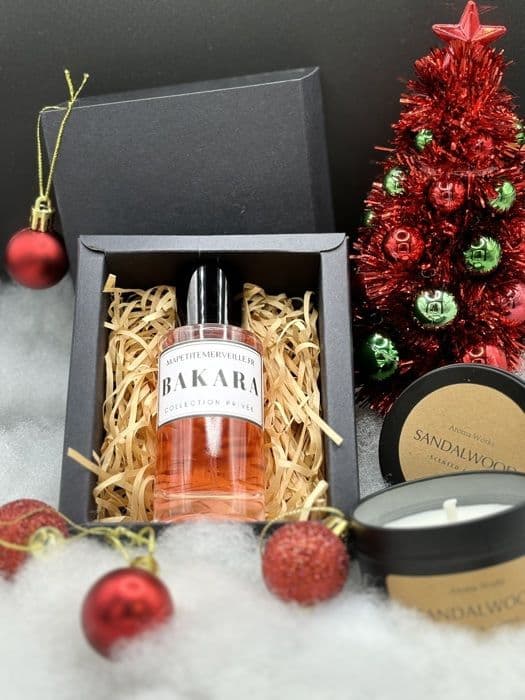 Presentförpackning Parfym - BAKARA - Doftljus - Elegant ask - Idealisk present