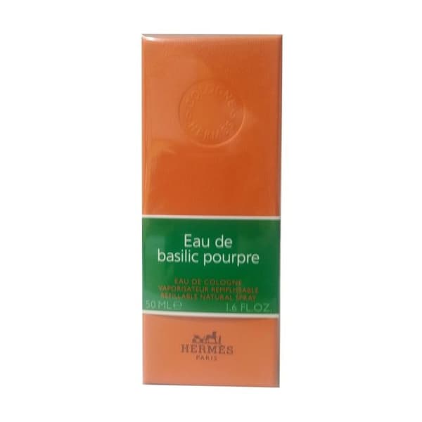 Eau de Cologne - HERMÈS - Eau Basilique Pourpre - 50ml - Orange Farve - Til Voksne