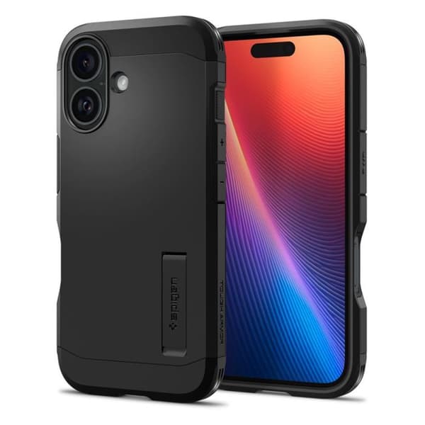 Spigen Tough Armor MagSafe Cover til iPhone 16 Plus - Sort