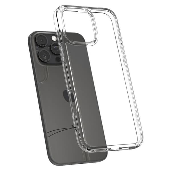 Spigen Ultra Hybrid Cover til iPhone 16 Pro - Crystal Clear