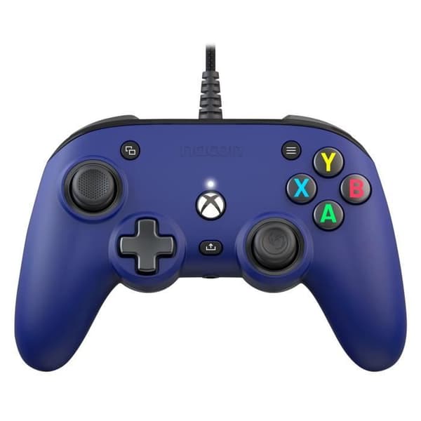 Manette Gamepad - Nacon - Pro Compact - Blå - USB - Tilpasningsdygtig