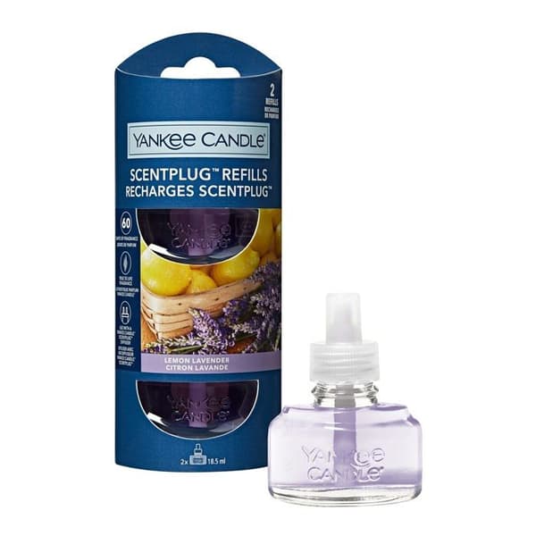 Duftdiffuser - YANKEE CANDLE - 1629320E - Citron Lavendel - 2 genopladninger - 30 dages duft