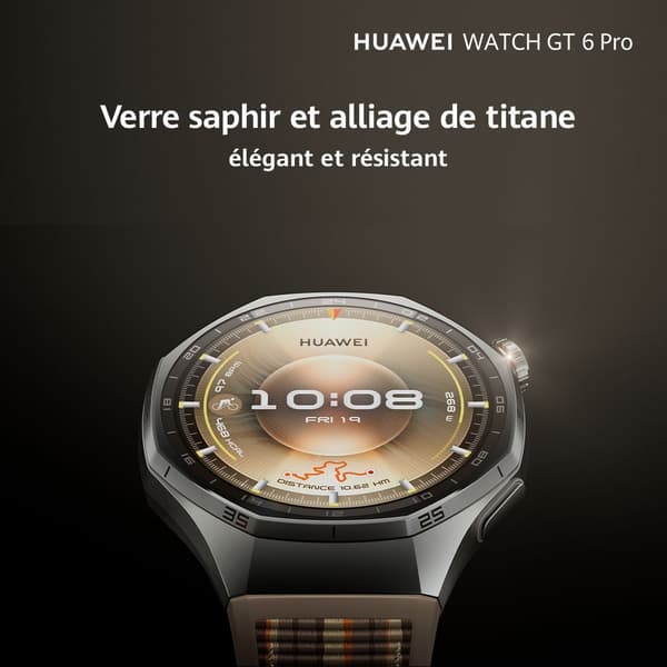 Smartwatch - HUAWEI - Watch GT6 PRO - 46 mm - Sort