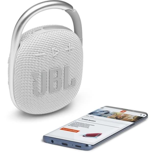 Bärbar Bluetooth-högtalare CLIP 4 Vit