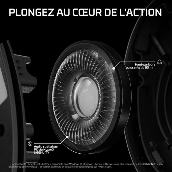 HyperX Cloud Stinger 3 Trådløs Gamer Headset til PC og konsoller sort