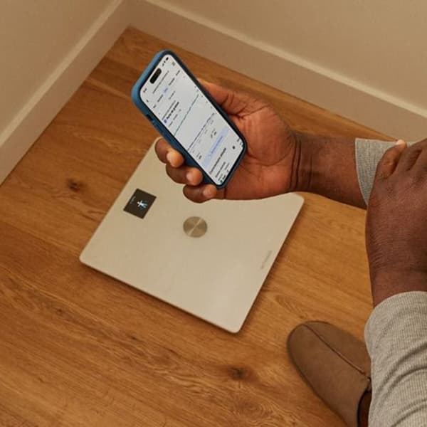 Balance connected Withings Body Comp Hvid