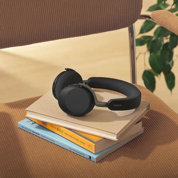 Professionell headset - JABRA - Evolve3 75 MS Stereo USB-C - Adaptiv ANC - Bluetooth 5.3 Multipoint - Microsoft Teams