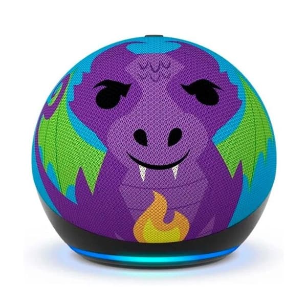 Forbundet objekt - GENERISK - Echo Dot Kids 5. generation - Hvid farve - Drache - 5. generation