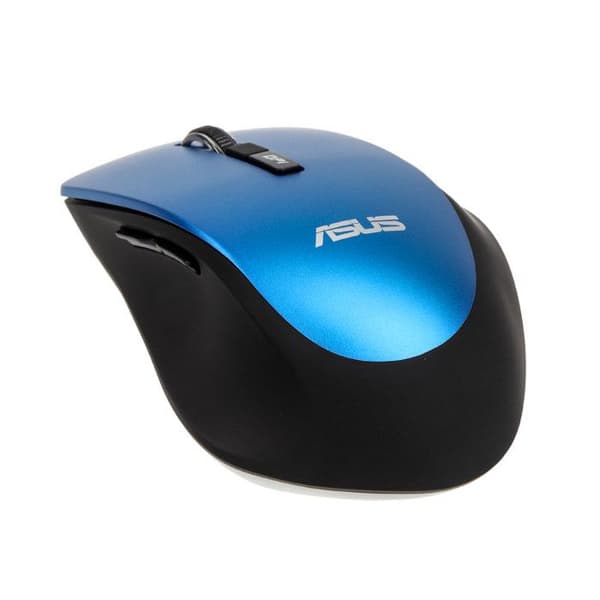 ASUS WT425 Mus - Trådløs - Optisk - 6 knapper - 1600 DPI - Blå