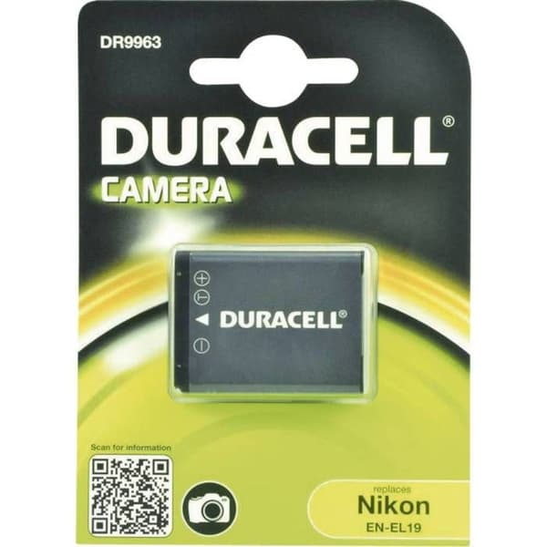 Batteri til Digitalkamera - DURACELL - DR9963 - Lithium-Ion - 700 mAh - Sort