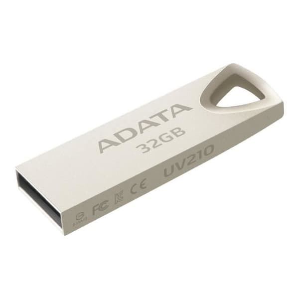 ADATA UV210 USB stick - 32 GB - USB 2.0 - guld