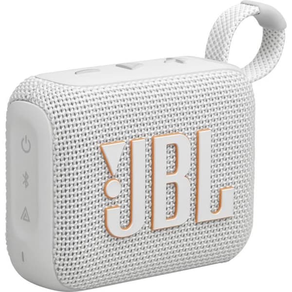 Ultra-portabel Bluetooth-högtalare - JBL GO 4 - Bluetooth 5.3 - Vit