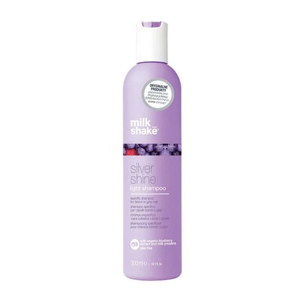 Milk Shake Silver Shine shampoo til hvidt og blond hår 300 ml