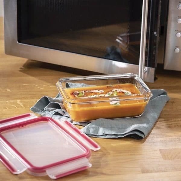 Rektangulär förvaringslåda - TEFAL - Glas - Masterseal fresh - 0,7 L - Plastlock och silikonpackning
