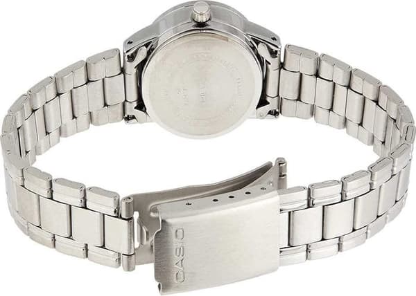 Ur - Casio - Dame Model - Stål - Sort - Vandtæthed 5 Atm
