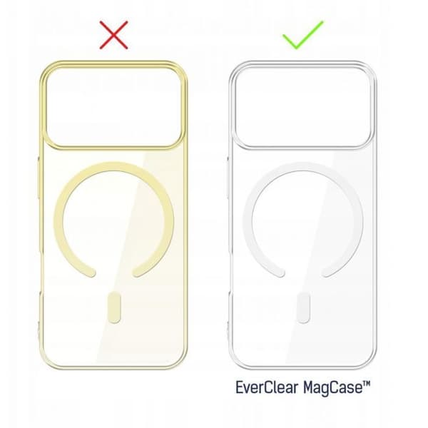 Telefoncover - bumper til telefon 3mk EverClear MagCase pro Apple iPhone 17 Pro