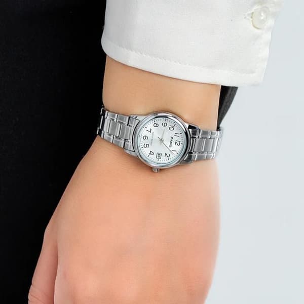 Ur - Casio - LTP-V002D-7B - Stål - Kvarts - Analog