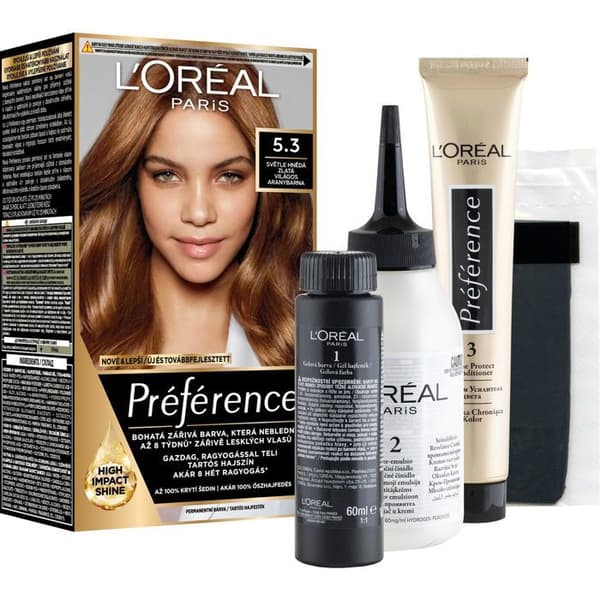 L'ORÉAL PARIS Préférence 5.3 Lys Brun Guld