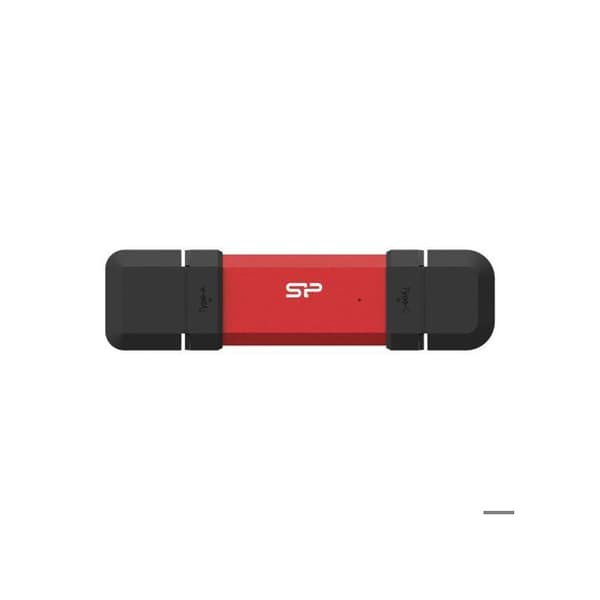 SSD - SILICON POWER - DS72 - 250 GB - USB 3.2 Gen 2 - Dobbelt interface USB Type-A og Type-C
