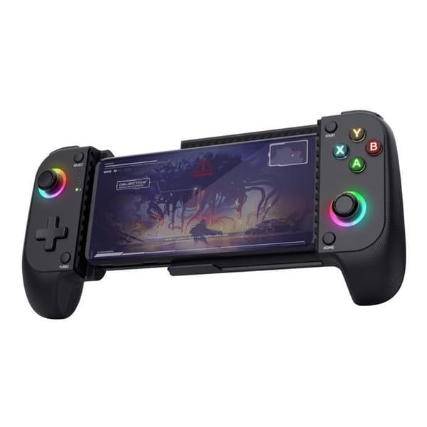 GXTrust Manette Smartphone Bluetooth - Trust GXT 735 Mylox - Android/iPhone/PS5/Xbox - RGB - Dobbelt vibration - Sort