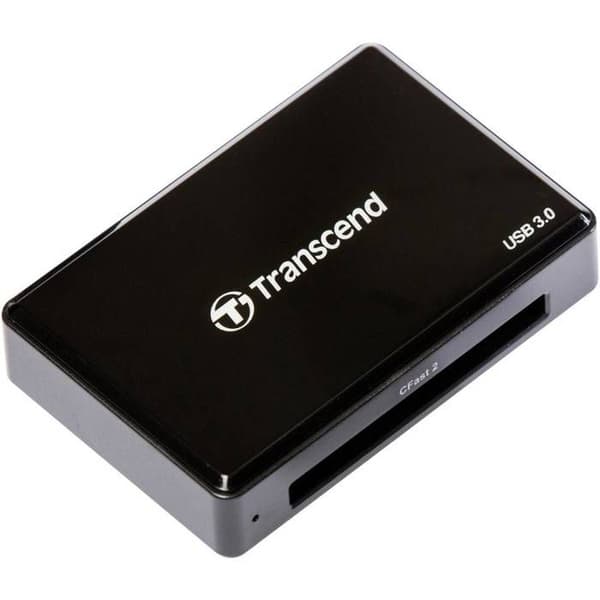 Transcend RDF2 extern minneskortläsare USB 3.1 svart