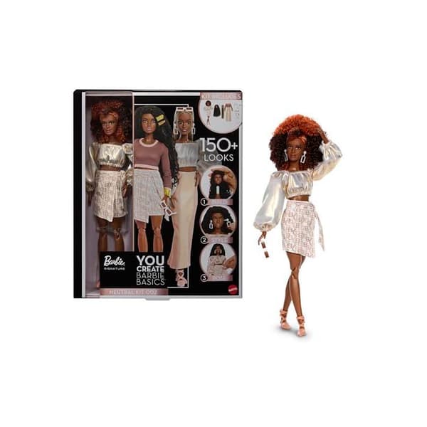 Docka - Barbie - Kit Neutral Basics 002 - Utbytbara huvuden - Rörlig kropp - One size kläder