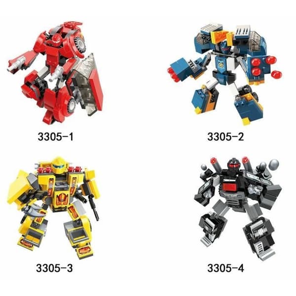 Qman Blast Ranger 3305 Set med 4 Delar