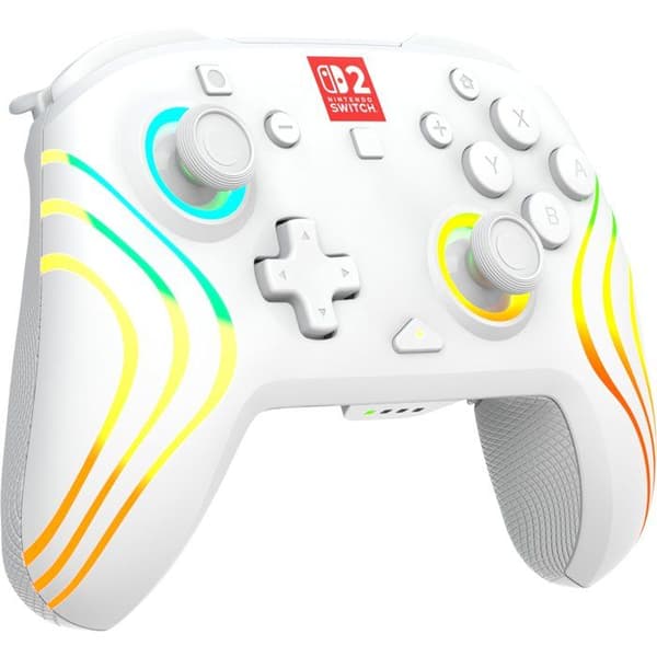 Trådlös RGB-spelkontroll - TURTLE BEACH - Afterglow Wave för Nintendo Switch 2 - Vit