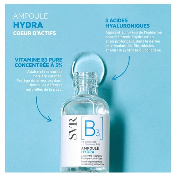 SVR - Ampoule Concentré Reparerende Hydra Vitamin B3 30 ml serum