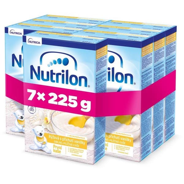 Nutrilon Pronutra Premier risgröt med vanilj 7×225 g