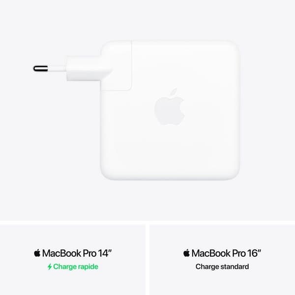 APPLE - USB-C 96 W väggadapter - Vit