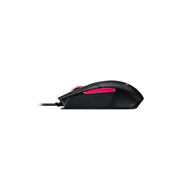 Gaming Mus - ASUS - Strix Impact II - Electro Punk - Kablet USB 2.0 - 6200 dpi - 5 programmerbare knapper