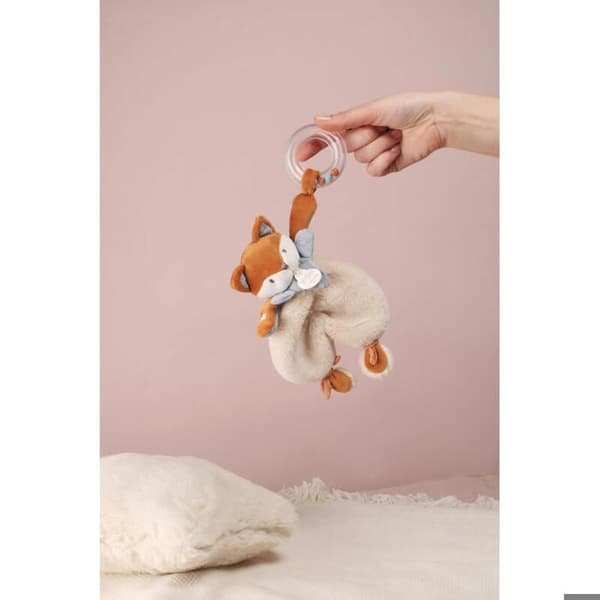 Doudou rangle Timo - 18 cm - DOUDOU ET COMPAGNIE - Beige