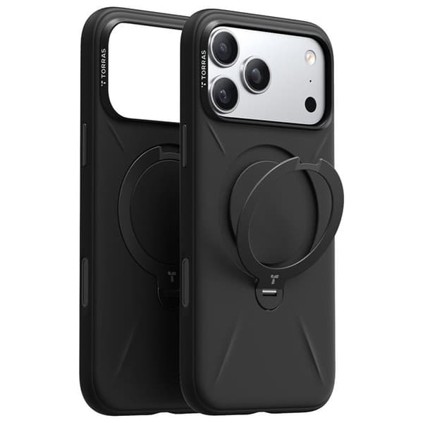 Coque Torras QPRO Silikone Serie til iPhone 17 Pro - Sort