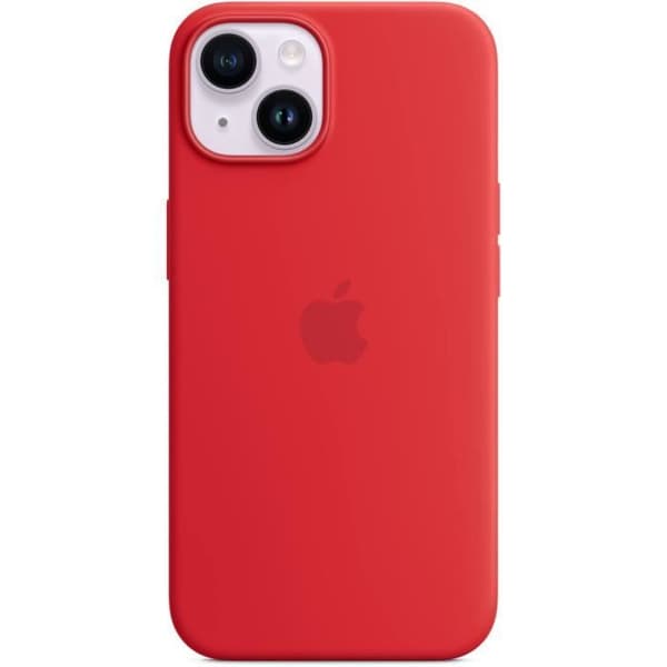 Coque APPLE iPhone 14 silikon Röd