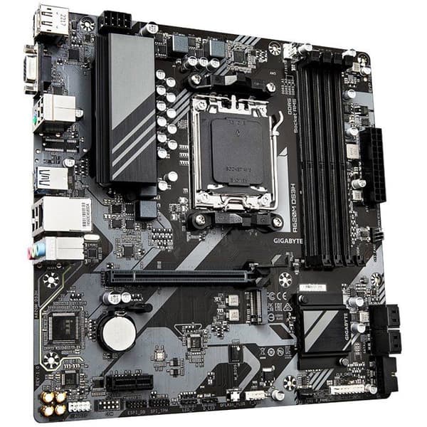 Moderkort - GIGABYTE - A620M DS3H - Format Micro-ATX - Chipset AMD A620 - DDR5 & PCIe 4.0