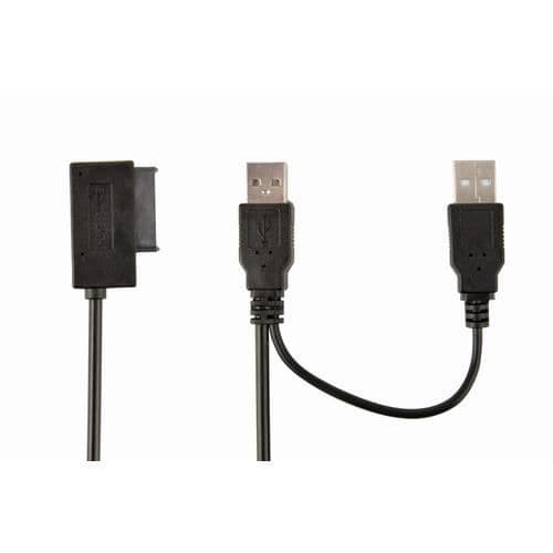 Kort og Interfaceadapter - GEMBIRD - A-USATA-01 - Sort - 0,5 m - 1,5 Gbit/s