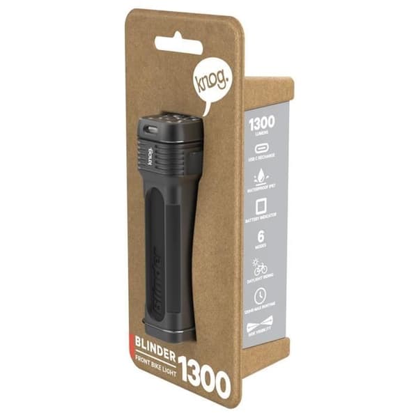 Knog Blinder 1300 cykelljus fram - svart