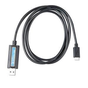 Kabel og interface VE.Direct/USB - VICTRON - USB-stik - Rektangulær - 60 g - Multimaterialer