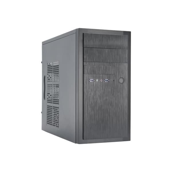 Mini-tour micro ATX - Chieftec - Elox Series HT-01B - Sort - Ingen strømforsyning - USB/Audioconnector