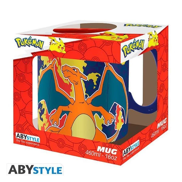 Mugg | Pokemon | Dracaufeu Metall Effekt 460ml