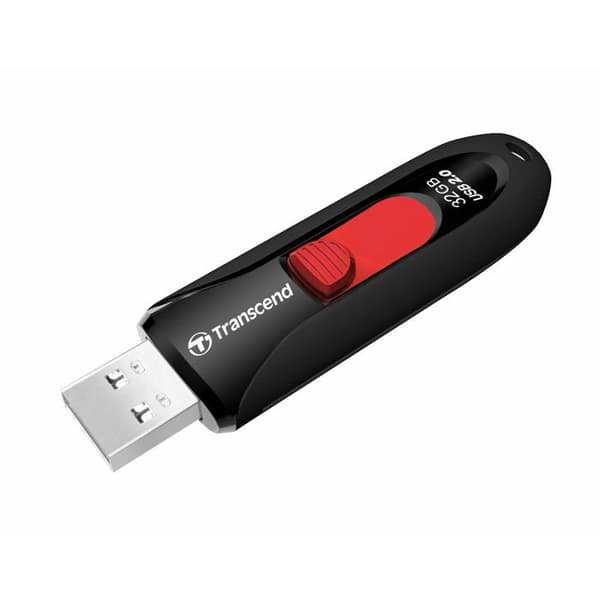TRANSCEND JETFLASH 590 USB-nyckel - 32 GB - Svart