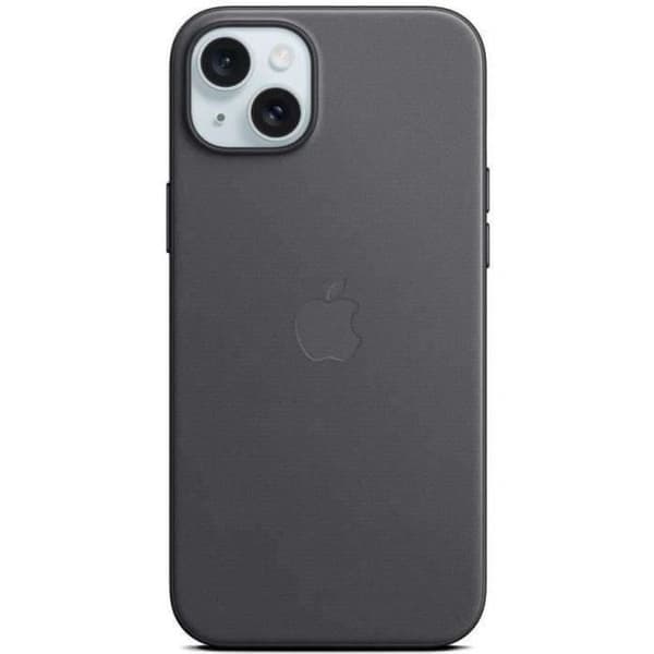 APPLE FineWoven Cover til iPhone 15 Plus med MagSafe - Sort