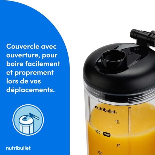 Blender Nutribullet FLEX bærbar - Grå NBP013GM