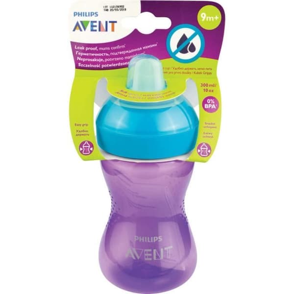 Philips AVENT DRIKKEKAPPE 9m+ 300ml non-cups scf802/02 lilla