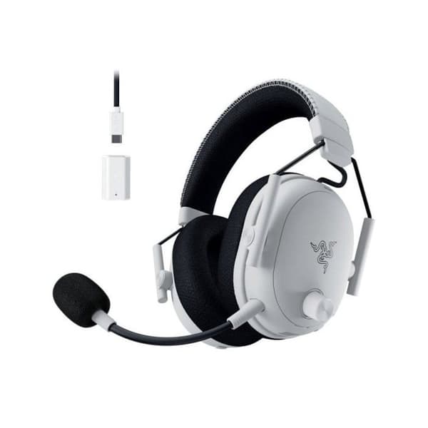 Razer BlackShark V3 Pro trådløse HyperSpeed ANC hovedtelefoner med THX rumlyd Hvide