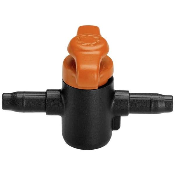 Stopventil - GARDENA - Micro-Drypsystem - 4,6 mm - Justerbar - 2 stk.