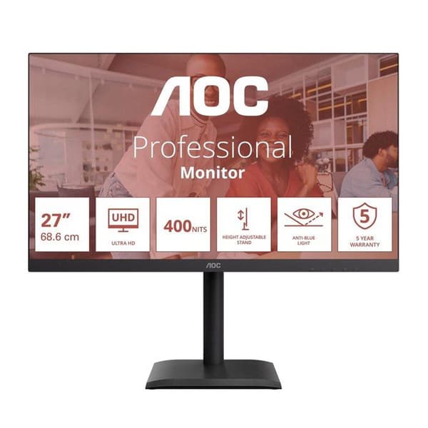 AOC U27E4CV 4K Ultra HD 27 tommer computerskærm
