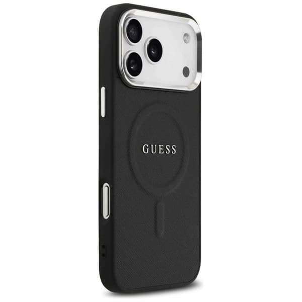 Coque Guess Hardcase Classic Logo MagSafe til iPhone 17 Pro Max - Sort