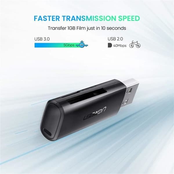 UGREEN USB 3.0 SD Micro SD Kortlæser OTG SDXC SDHC Micro SDXC Micro SDHC Kortlæser
